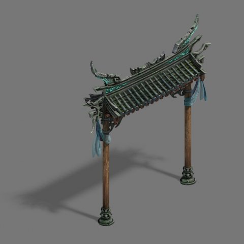 city - archway 16 Modèle 3D .c4d .max .obj .3ds .fbx .stl .blend 