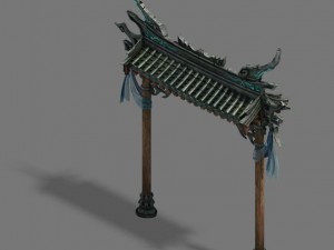 city - archway 16 Modèle 3D