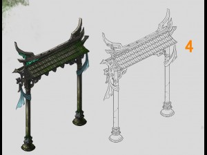 city - archway 16 Modèle 3D