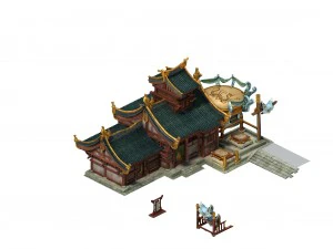 game model - the city - ride pet shop 3D Model