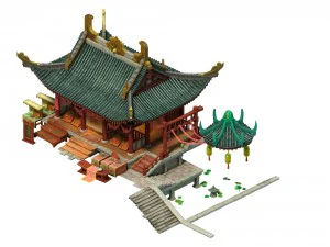oyun modeli - şehir - kuyumcu 3D Model