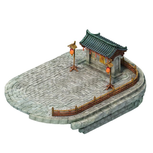 game model - city wangbangwen posted at 3D Model .c4d .max .obj .3ds .fbx .stl .blend 