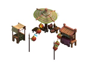 city - small shop 02 3D मॉडल