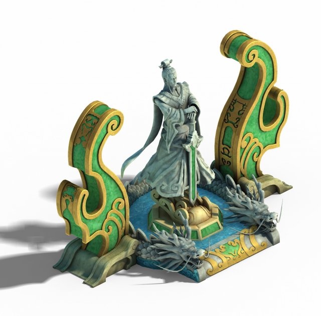 city center - sculpture 3D 模型 .c4d .max .obj .3ds .fbx .stl .blend 