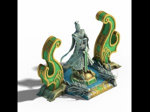 city center - sculpture 3D Model