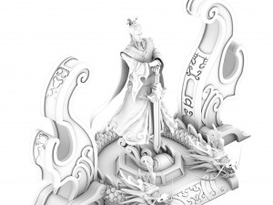 city center - sculpture 3D 模型