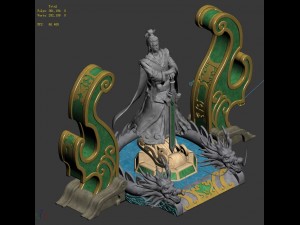city center - sculpture 3D 模型