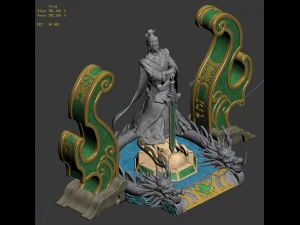 शहर का केंद्र - मूर्तिकला 3D मॉडल