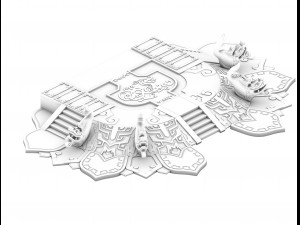 city center - ladder Model 3D