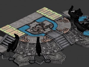 city center - ladder Model 3D