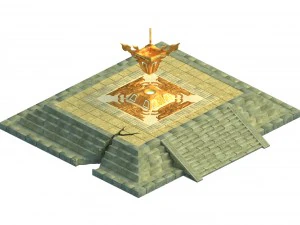 city center - rupture altar 3D Model