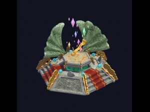 decoration of the city center - miracle 01 3D 모델