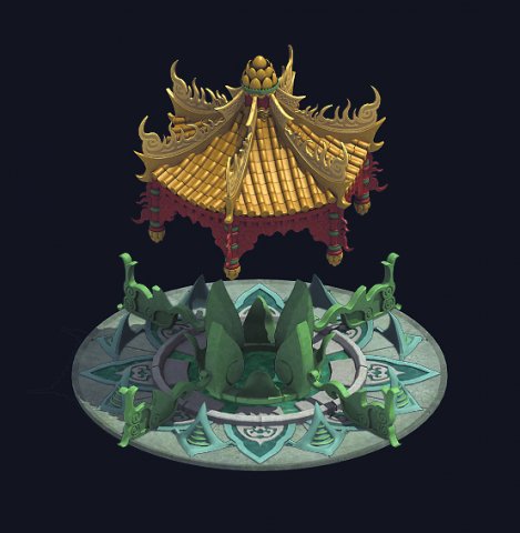 city center decoration - fortune spring 01 3D Model .c4d .max .obj .3ds .fbx .stl .blend