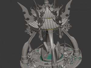 city center decoration - fortune spring 02 3D Model