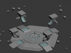 place of birth - altar 3D Модель