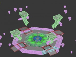 place of birth - altar 3D Модель
