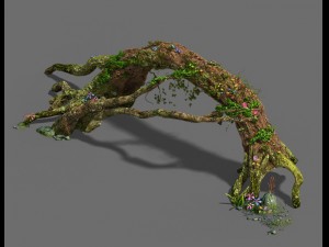 western sichuan river - tree arch 3D मॉडल