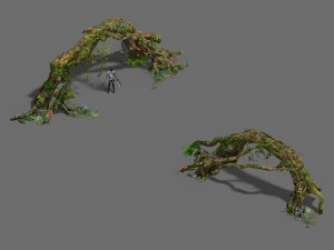 western sichuan river - tree arch 3D मॉडल