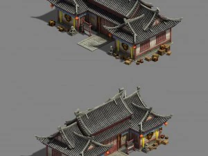 large city - pawnshop 3D Model