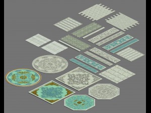 large city - parquet Modèle 3D