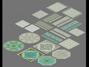 gran ciudad - parquet Modelo 3D