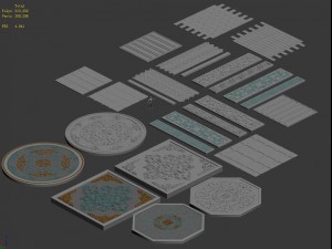 large city - parquet Modèle 3D
