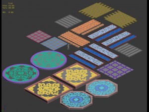 large city - parquet Modèle 3D