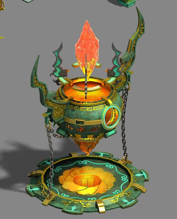 large city - forging shop 3D Model .c4d .max .obj .3ds .fbx .stl .blend 