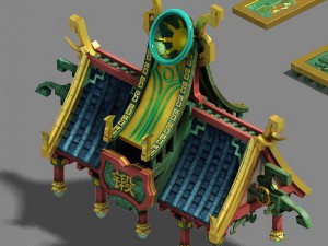 large city - forging shop Model 3D