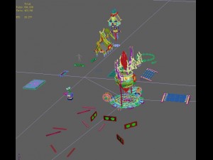 large city - forging shop Model 3D