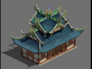 large city - palace 03 3D Model