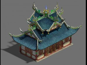 grande citt&agrave; - palazzo 03 Modello 3D