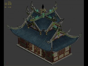 large city - palace 03 3D Модель