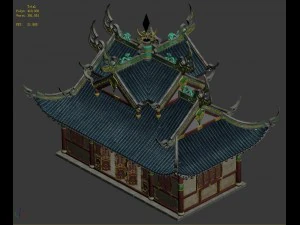 large city - palace 03 3D Model
