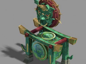 large city - market gate 3D Model