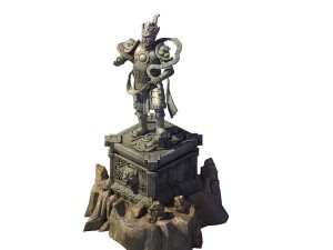game model - large statue stone carving 3D Модель