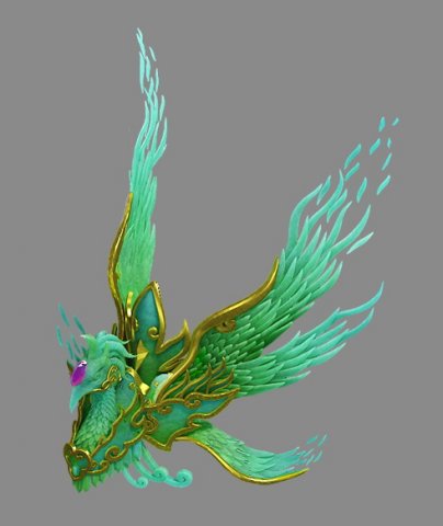 taoism - phoenix 3D Модель .c4d .max .obj .3ds .fbx .stl .blend 