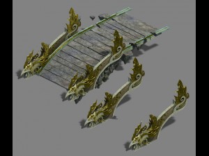 taoism - phoenix bridge 3D 모델