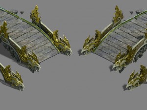 taoism - phoenix bridge Modèle 3D