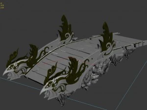 taoism - phoenix bridge 3D Model