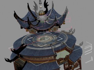 road religion - side hall 01 3D 模型