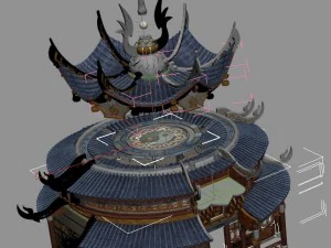 road religion - side hall 01 3D Model