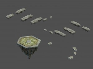 road religion - platform ladder 3D Model