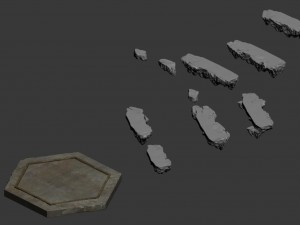 road religion - platform ladder 3D 模型