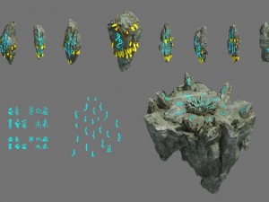taoism - the altar of stone 3D Модель