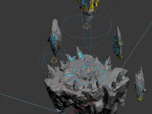 taoism - the altar of stone 3D Model
