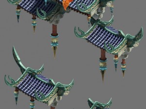 road religion - hanging gatehouse 3D 模型