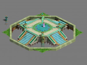 road religion - center square 3D Model