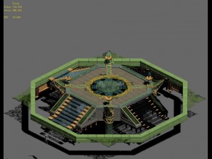 road religion - center square Model 3D