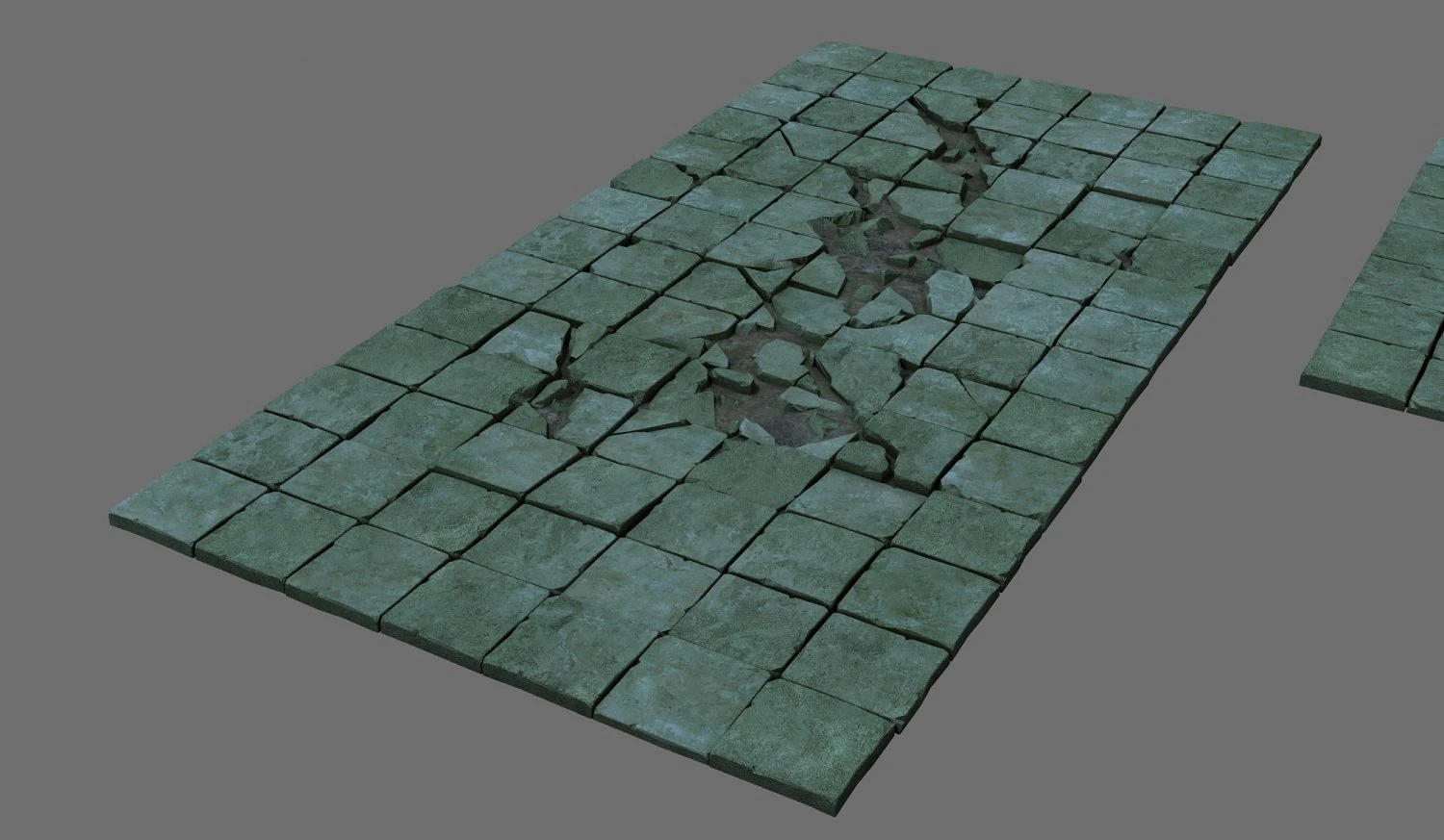 the surface is broken 3D Model .c4d .max .obj .3ds .fbx .stl .blend